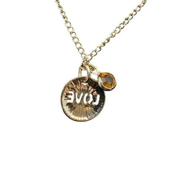 Avon Birthstone Color Love Necklace November (1689) - Picture 2 of 6